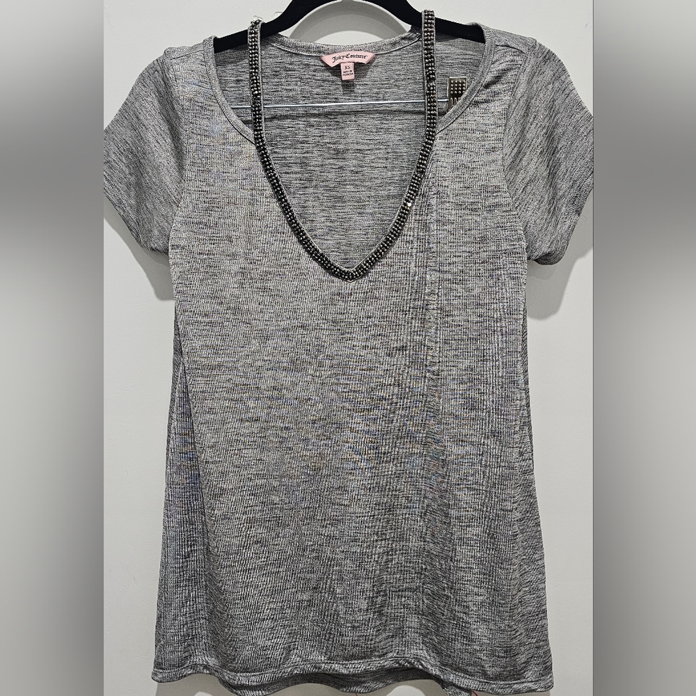 Silver women shirt.